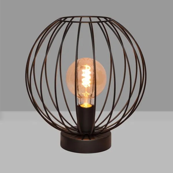 Stolná lampa MERCURE 1xE27/15W/230V čierna