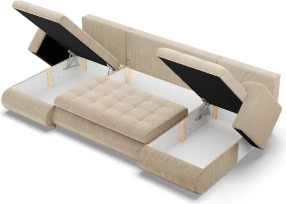 Sedacia súprava FORESTA ULL Poso v tvare U béžová