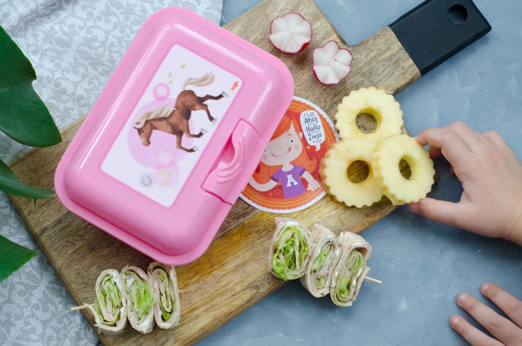 Desiatový box s priehradkou - Koník