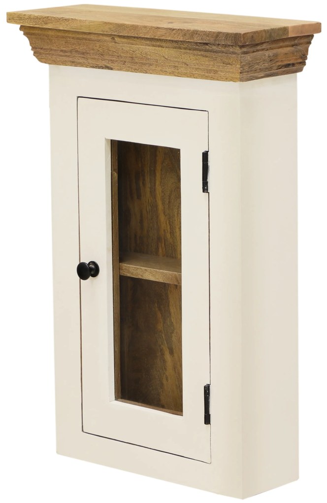 furniture-nabytek.cz - Kúpeľňová nástenná skrinka 40x60x15 z mangového dreva