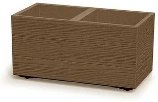 Kvetináč MADERA CASE ECO WOOD 77 cm, hnedý