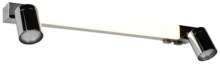 LED nástenné svietidlo v lesklo striebornej farbe Enrico – Trio