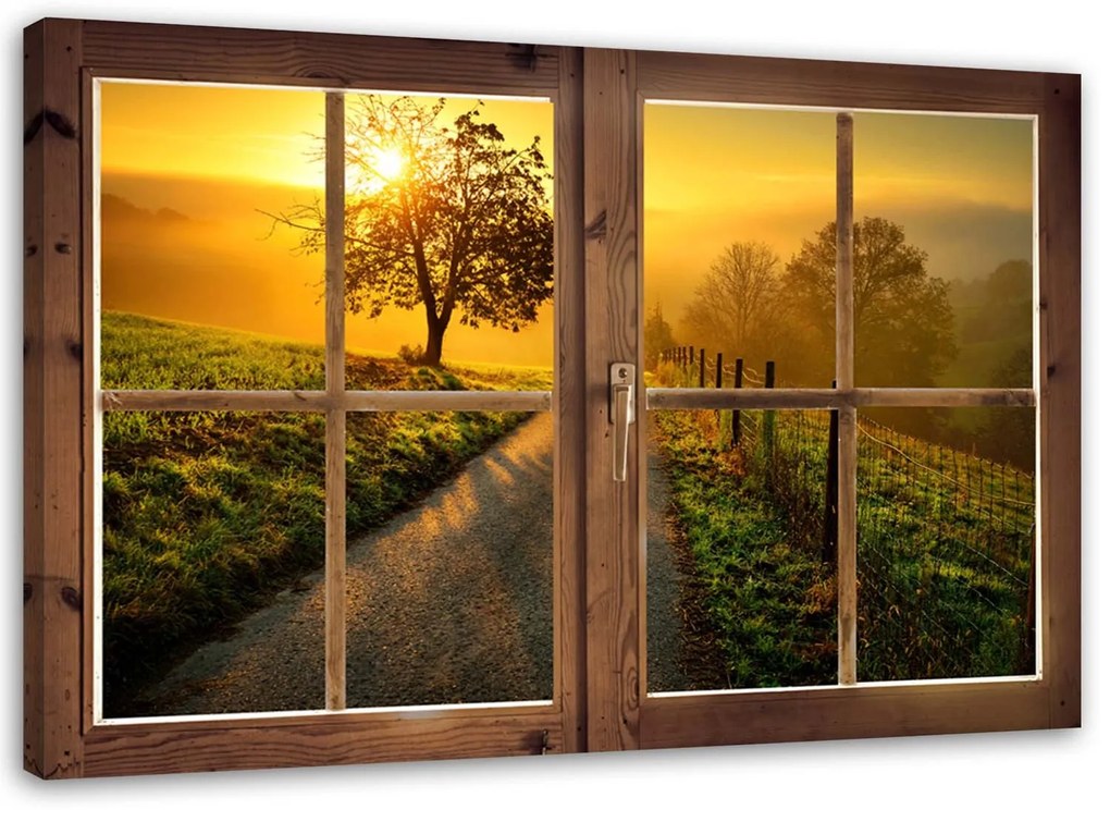 Gario Obraz na plátne Okno - cesta smerom na západ Rozmery: 120 x 80 cm