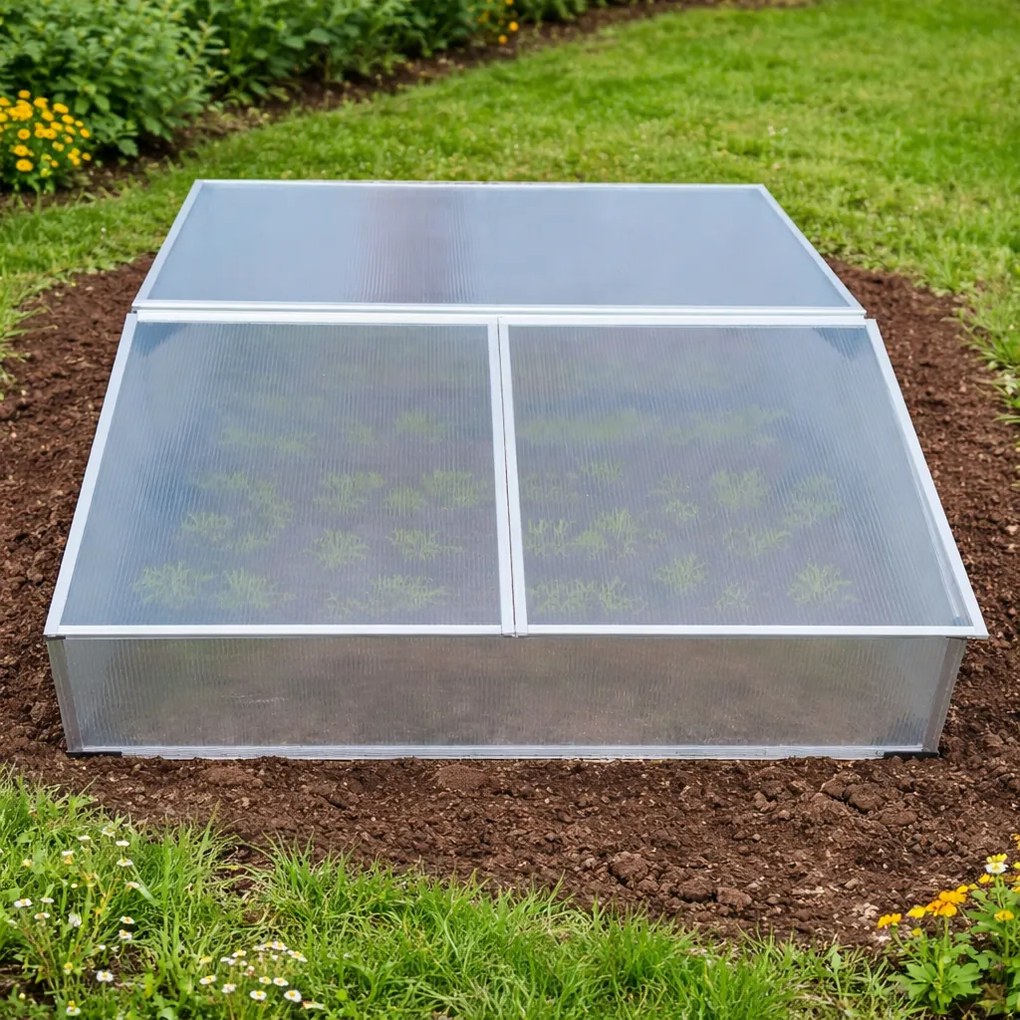 Dvojité parenisko BestBerg BBGH-120CF / 100 x 120 x 40 cm / strieborná