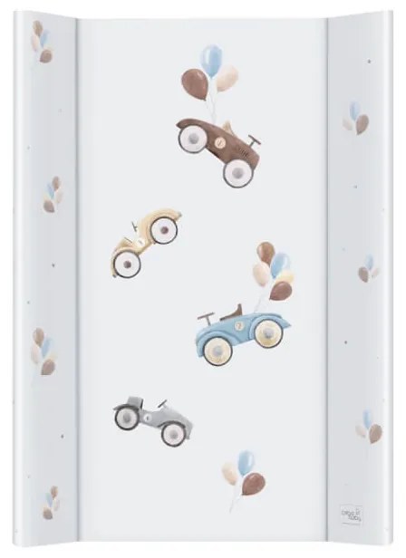 Podložka prebaľovacia 2-hranná s pevnou doskou (50x70) Comfort Retro Cars