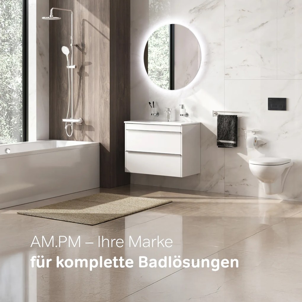 Umývadlová batéria AM.PM X-Joy FXA92033 vysoká, biela