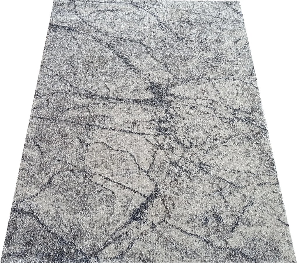 DY Sivý koberec s mramorovým vzorom Vista 08 Rozmer: 300x400 cm
