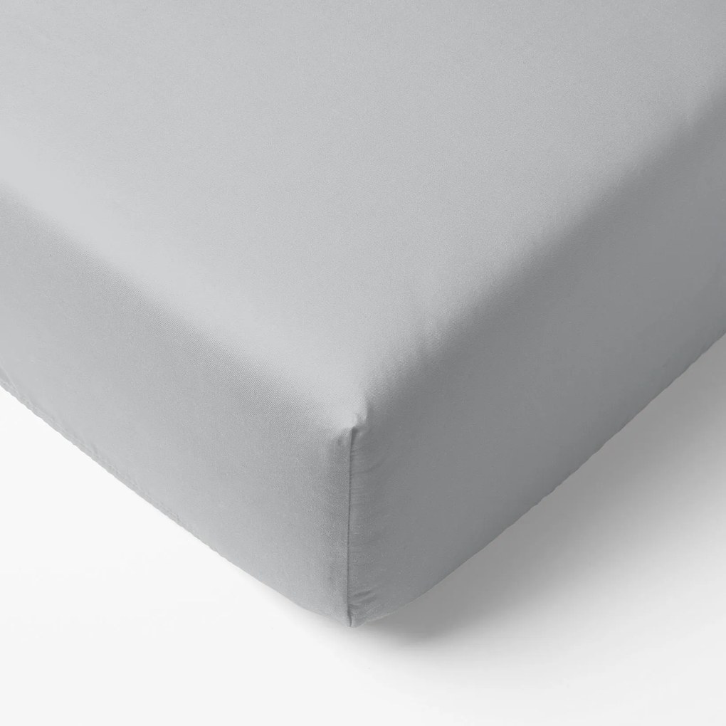 Goldea bavlnená napínacia plachta - sivá 140 x 200 cm