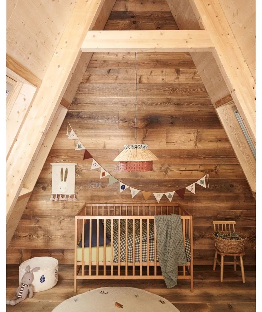 Biela postieľka z bukového dreva 60x120 cm Shantal – Kave Home