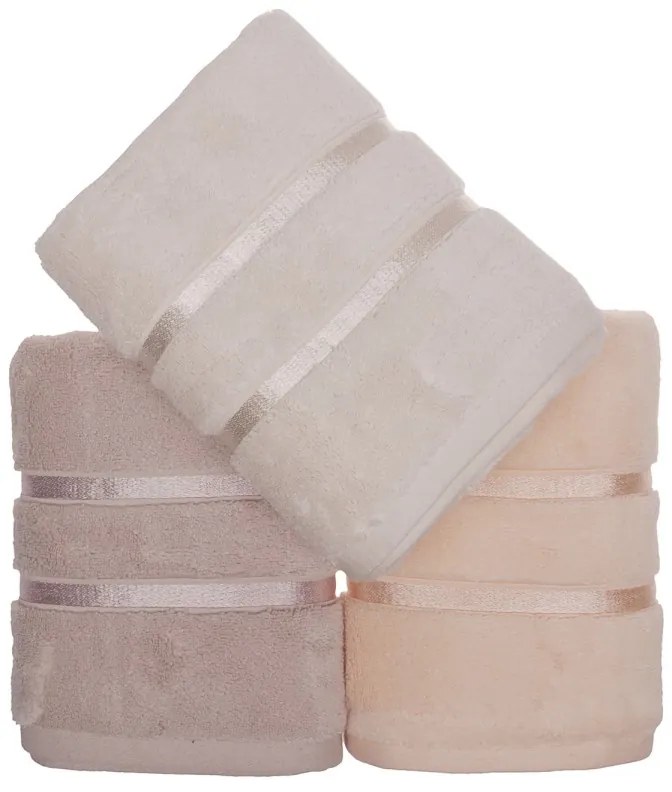 Súprava 3 ks uterákov Dolce žltá/fialová/lososová