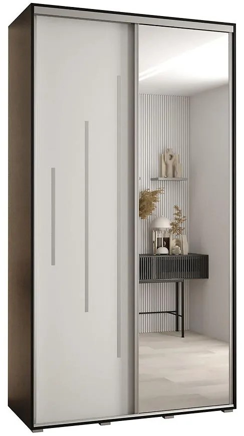 Skriňa 45 Canaris 13 140 čierna/biela/silver