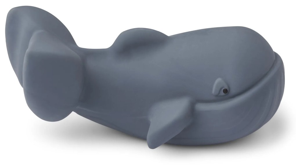 LIEWOOD Hračka do vane z prírodného kaučuku Yrsa Whale/Blue