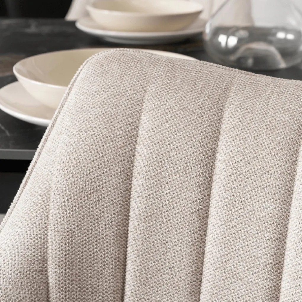 PROXIMA.store - Čalúnená otočná stolička MUMBAI FARBA: hnedá