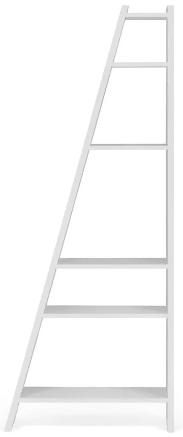 Biela knižnica TemaHome Delta