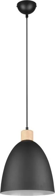 Luster Jagger 25 cm, čierny