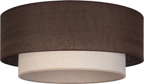 BRILAGI - LED stropné svietidlo BOHO ECO 1xE27/10W/230V pr. 40 cm hnedá/krémová