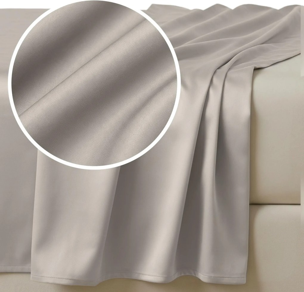 Saténová plachta CLARE taupe Rozmer: 200x200x30 cm