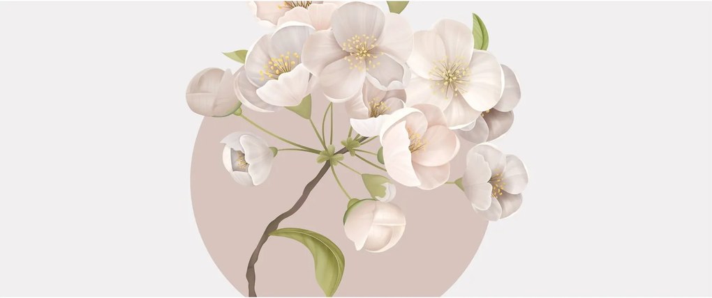 Obraz - Bloom with grace N⁰2 (120x50 cm)