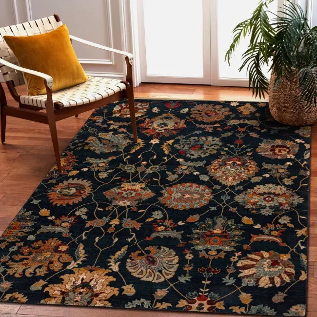 Koberec OMEGA Latica modrý