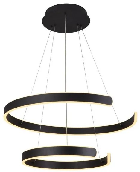 LED Stmievateľný luster na lanku LED/120W/230V 3000-6500K + diaľkové ovládanie