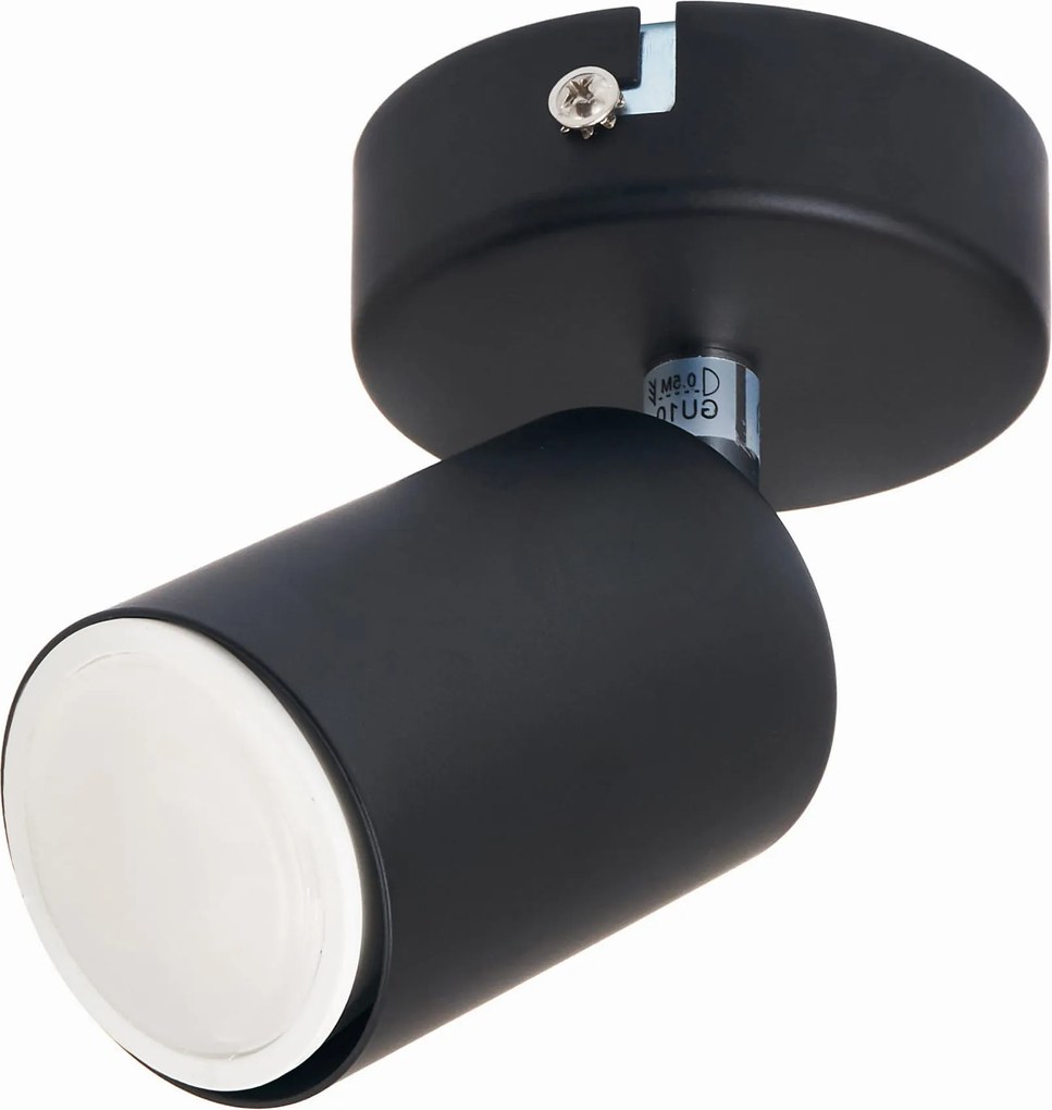 BERGE Stropné bodové svietidlo LED VIKI 1x GU10 čierne