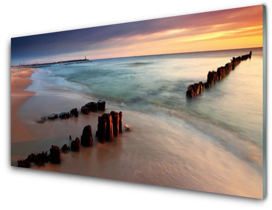 Nástenný panel  Oceán pláž príroda 140x70cm