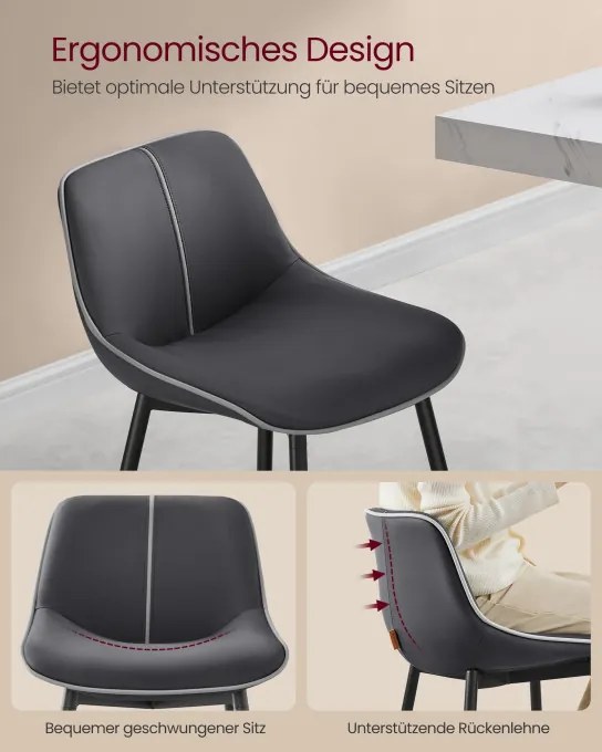 Set dvoch barových stoličiek LBC888B01 (2 ks)