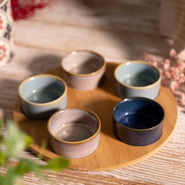 Sada servírovacích misiek RAMBLA s podnosom 893730