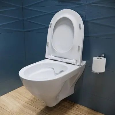 Cersanit Mille Slim, antibakteriálne Slim sedátko z duroplastu, biela, K98-0227