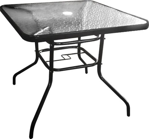 TRENDIE Zostava záhradného nábytku - 4 stoličky a stôl 80x80cm