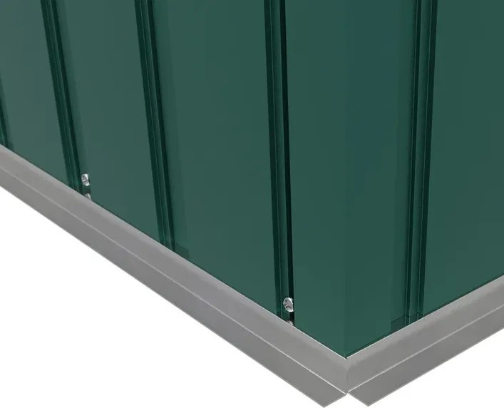 Záhradný domček na náradie, 267 x 181 cm, tmavozelený