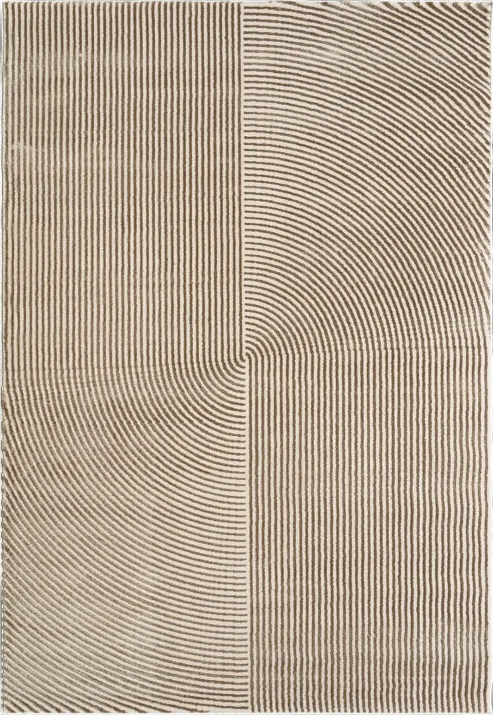 Angel Carpet, Kusový koberec Zafiro 19 Gold, 60x110, žltá, kancelária