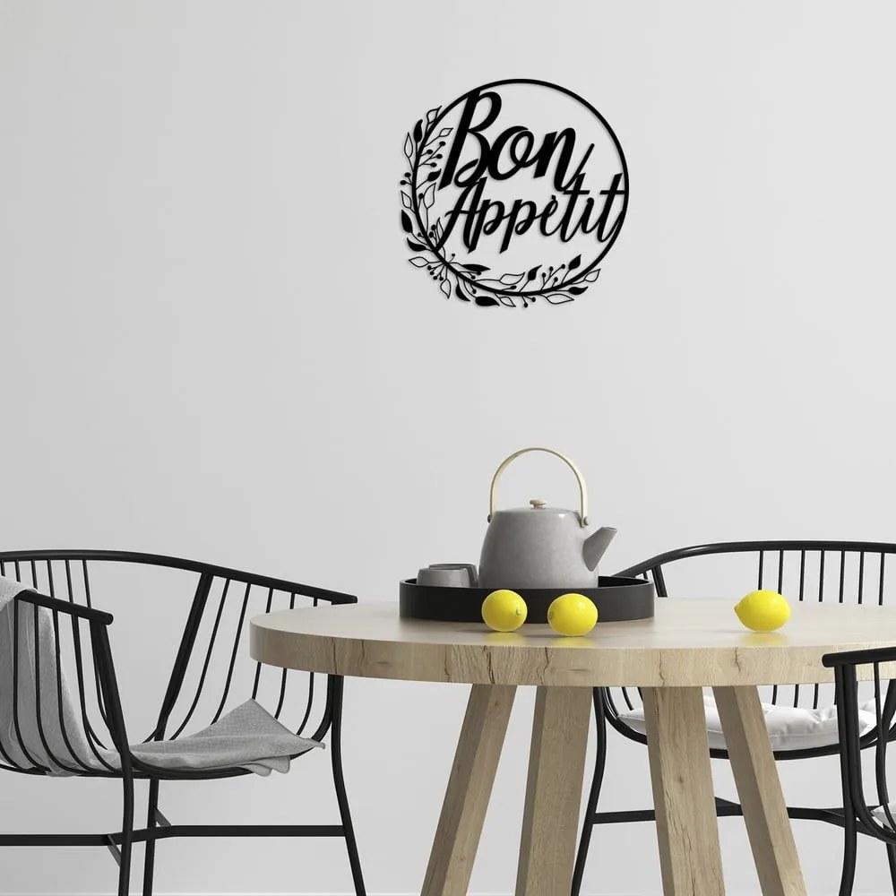 Kovová nástenná dekorácia Bon Appetit – Wallity