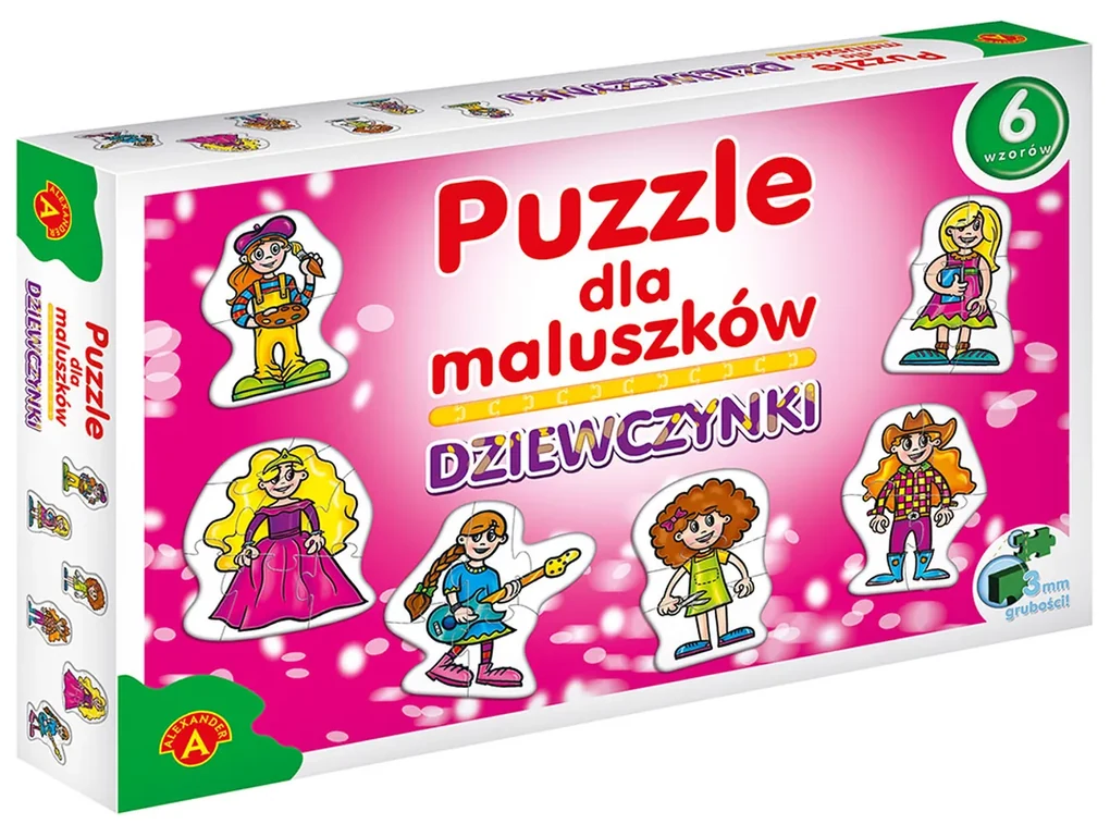 KIK ALEXANDER Puzzle pre batoľatá - dievčatá