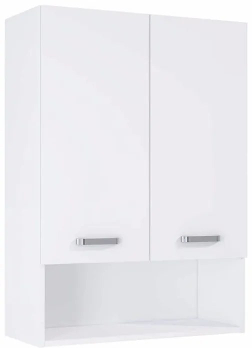 Závesná kúpeľňová skrinka nad práčkou Uno 70 2D white