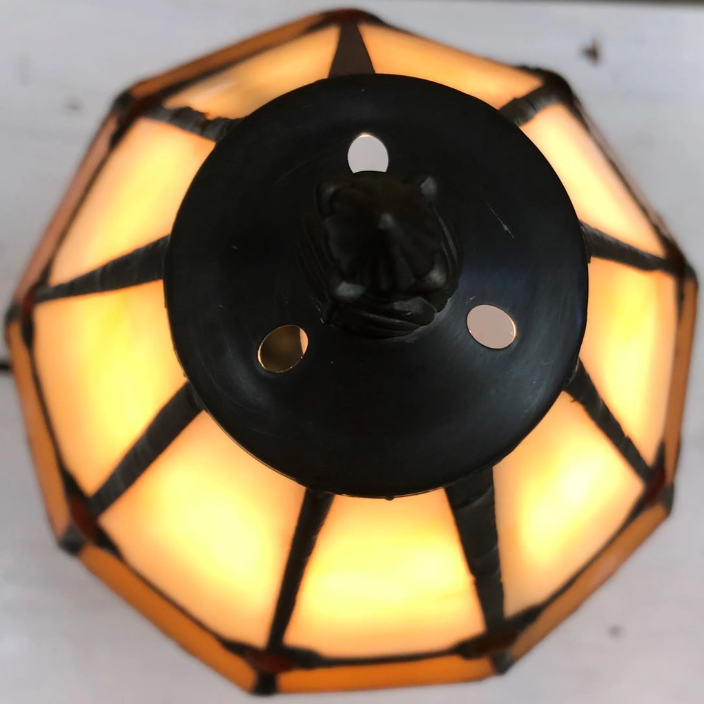 Tiffany lampa na nočný stolík vitráž Prezent 91 32*16