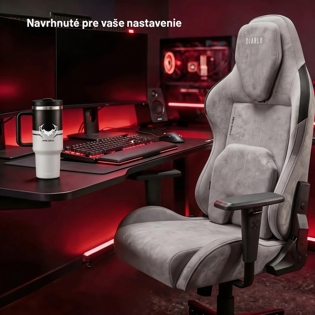 Termohrnček sivý: Diablo Chairs Nightwolf Moon