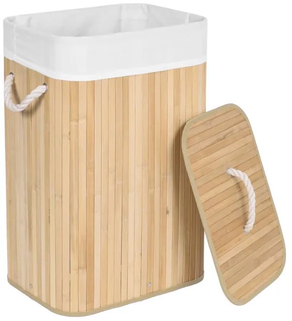 Kôš na bielizeň 1 priehradkový, bambusový