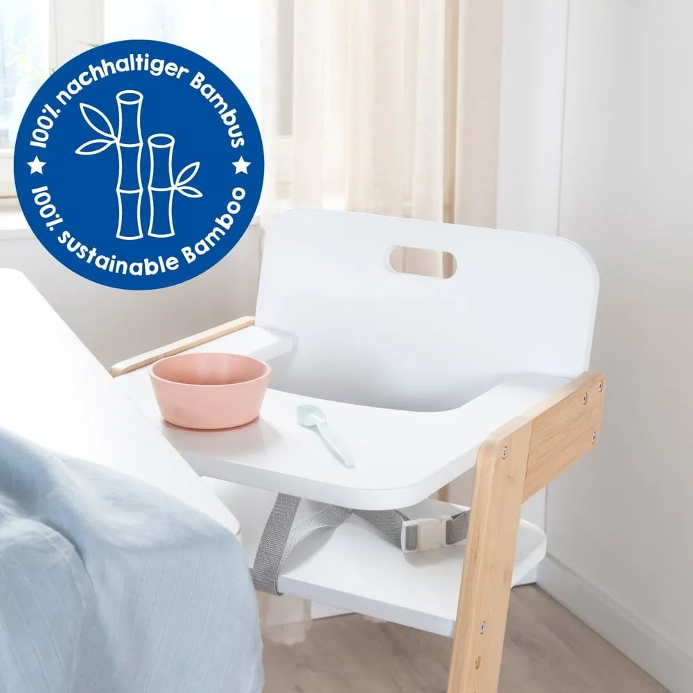 Biela jedálenská stolička Nature UP – Roba