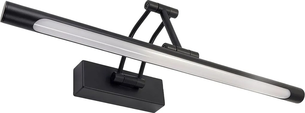 Toolight Toolight, LED nástenné svietidlo, 42cm, 8W, 4000K, 1000lm, SWE025-1W, čierna matná, OSW-20124