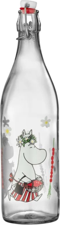 Sklenená fľaša Moomin Wild Strawberries 1l