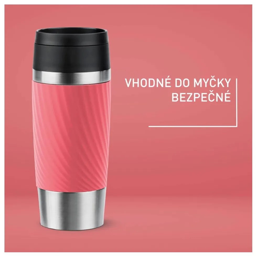 Cestovný hrnček v lososovej farbe 360 ml – Tefal