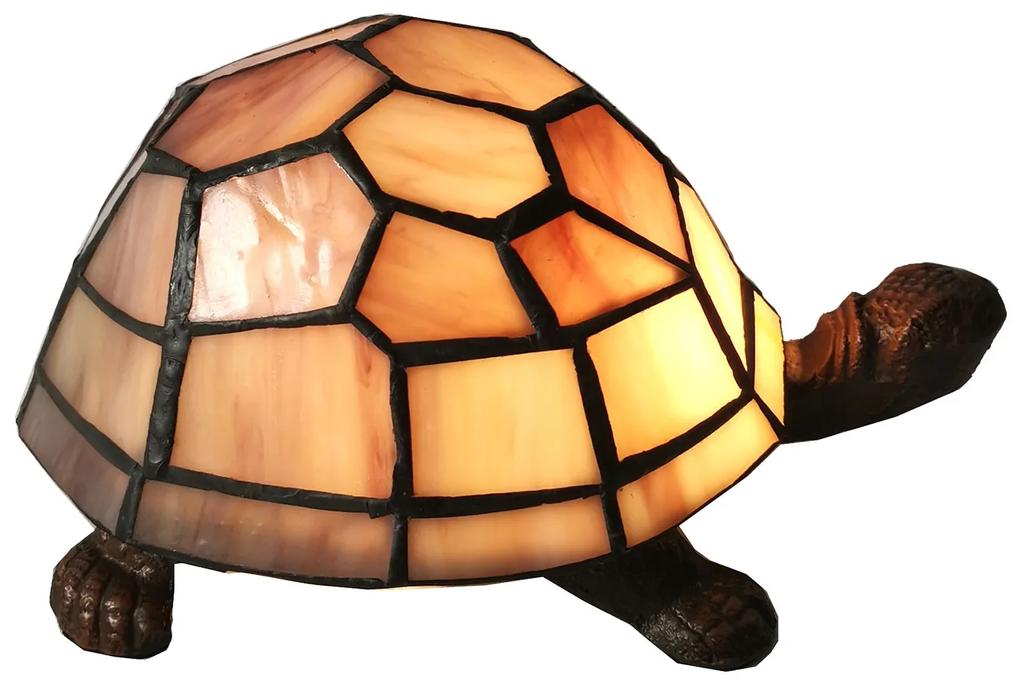 Vitrážové lampa Tiffany Tortoise - 23 * 14 * 8 cm E14 / max 1 * 25W