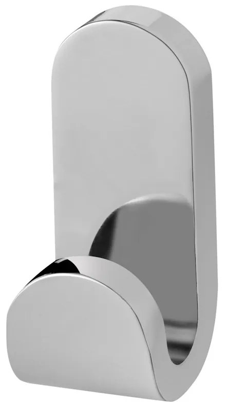 BISK Erga NATURA, 1-háčik na uterák, chrómová, ERG-04304