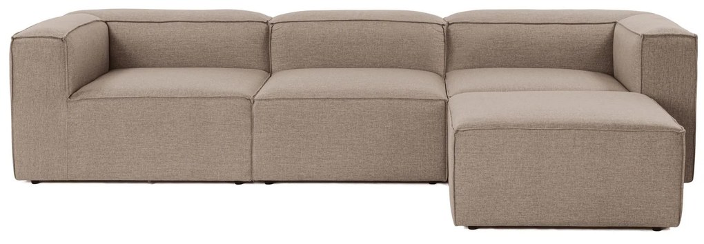 Rohová sedačka Forewona (hnedá). Akcia -17%. Vlastná spoľahlivá doprava až k Vám domov. 1106833