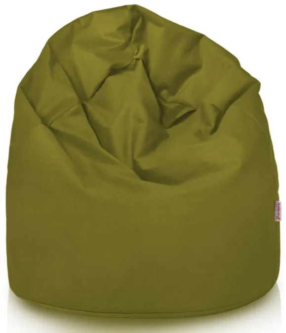 Plyšový sedací vak SAKO zelený