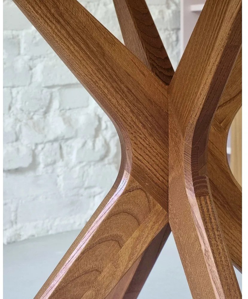 Jedálenský stôl v dekore duba 90x90 cm Jubi – Ragaba