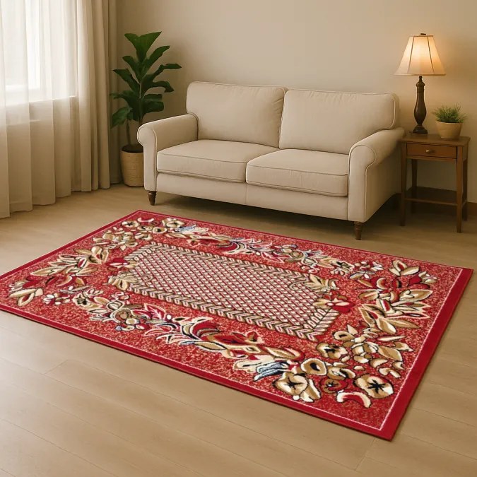 DC Koberec PP 7192 červená Rozmer: 160×220 cm