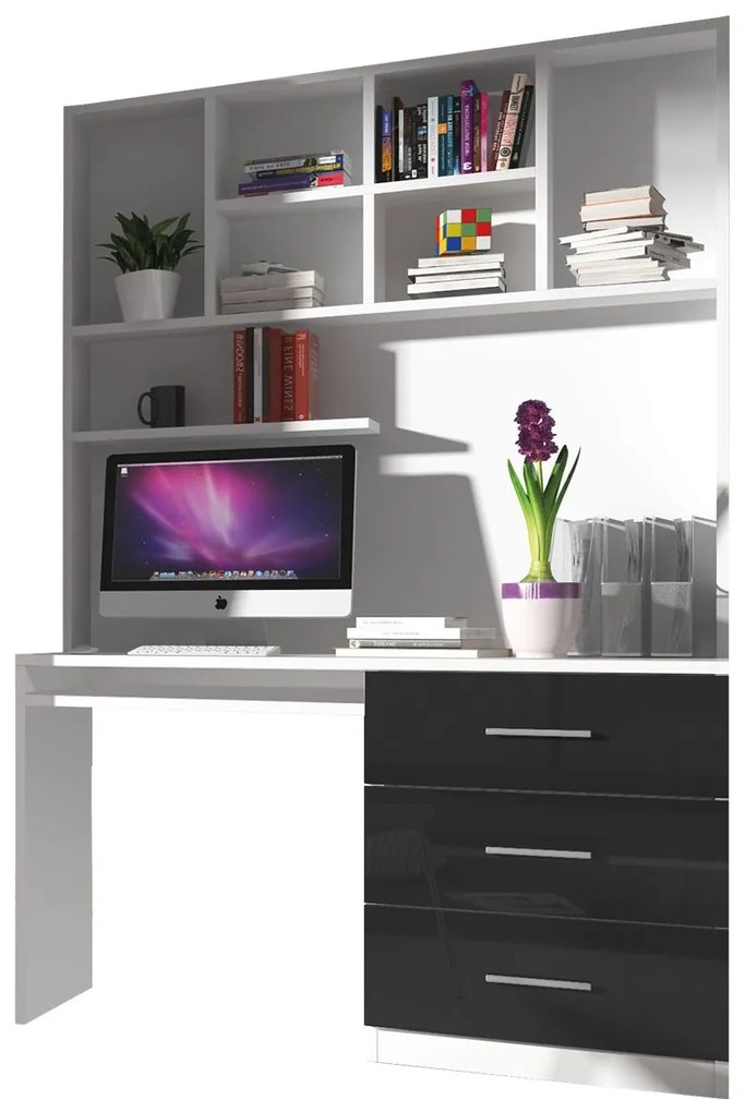 PC stolík Paradise PD03, Farby: biela / ružový lesk