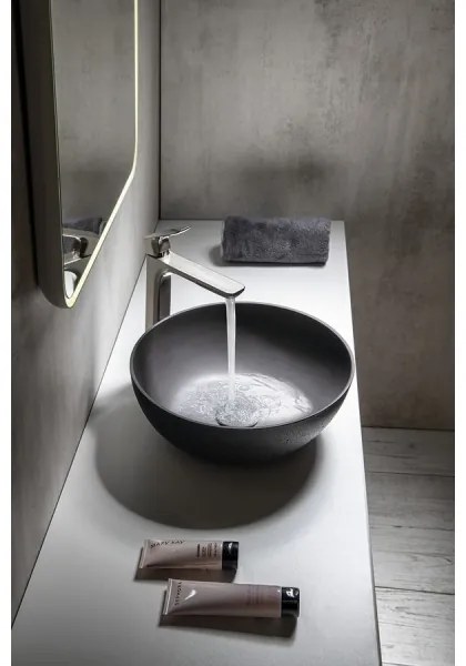 Sapho - Umývadlo na dosku FORMIGO pr. 39 cm betón/antracit